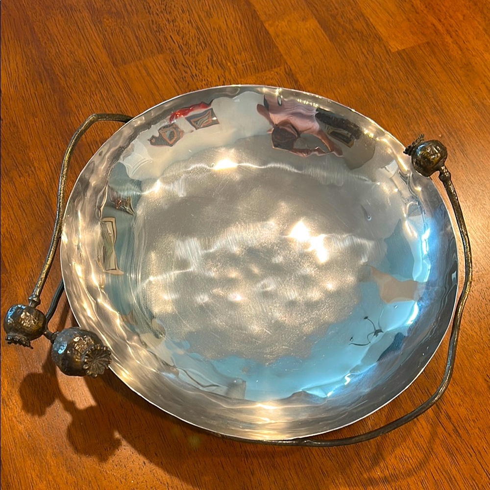 Michael Aram Stainless Steel Bowl with Pomegranates